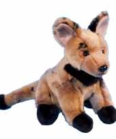 Pluche knuffeldier hyena 21 cm hond