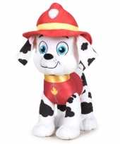 Pluche paw patrol marshall classic knuffel 27 cm hond