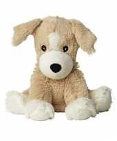 Pluche warmte knuffel puppy hond